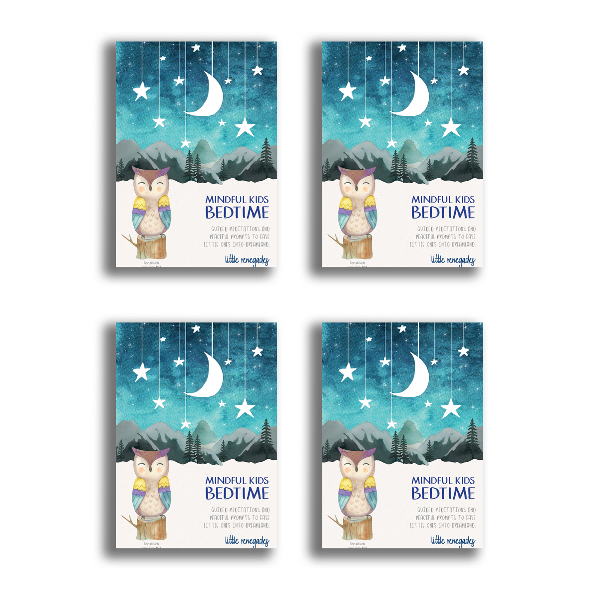 Mindful Kids Cards: Bedtime – Little Renegades